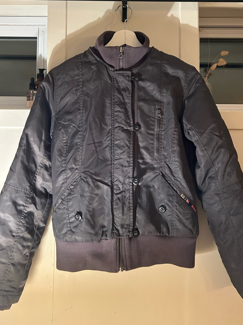Women’s Winter Bomber Jacket - Down Feather Coat
